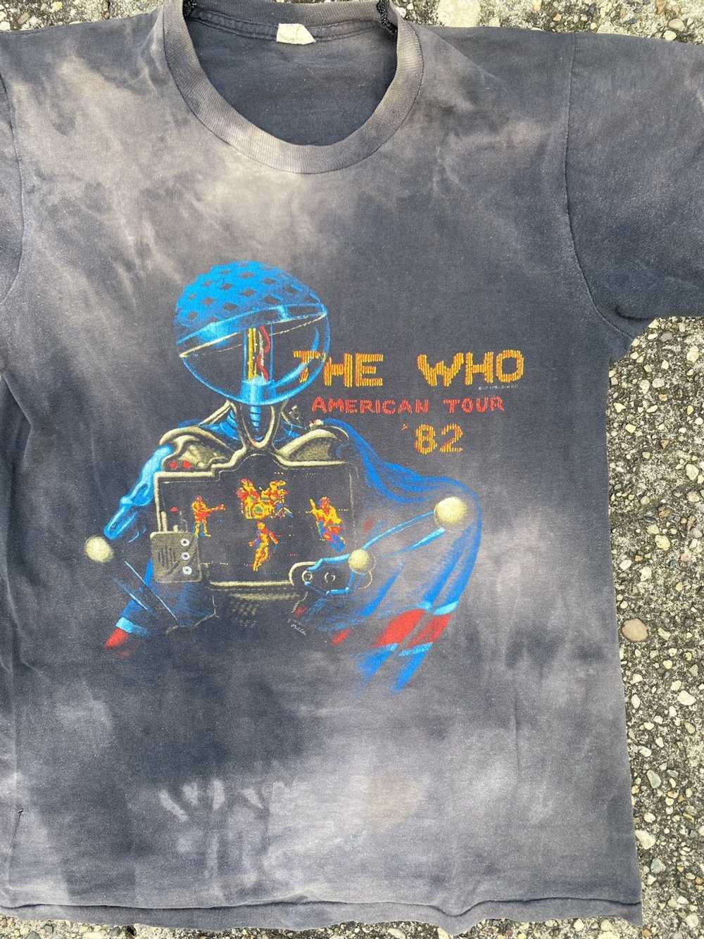 Band Tees × Vintage Vintage 80s 1982 The Who Tour… - image 4