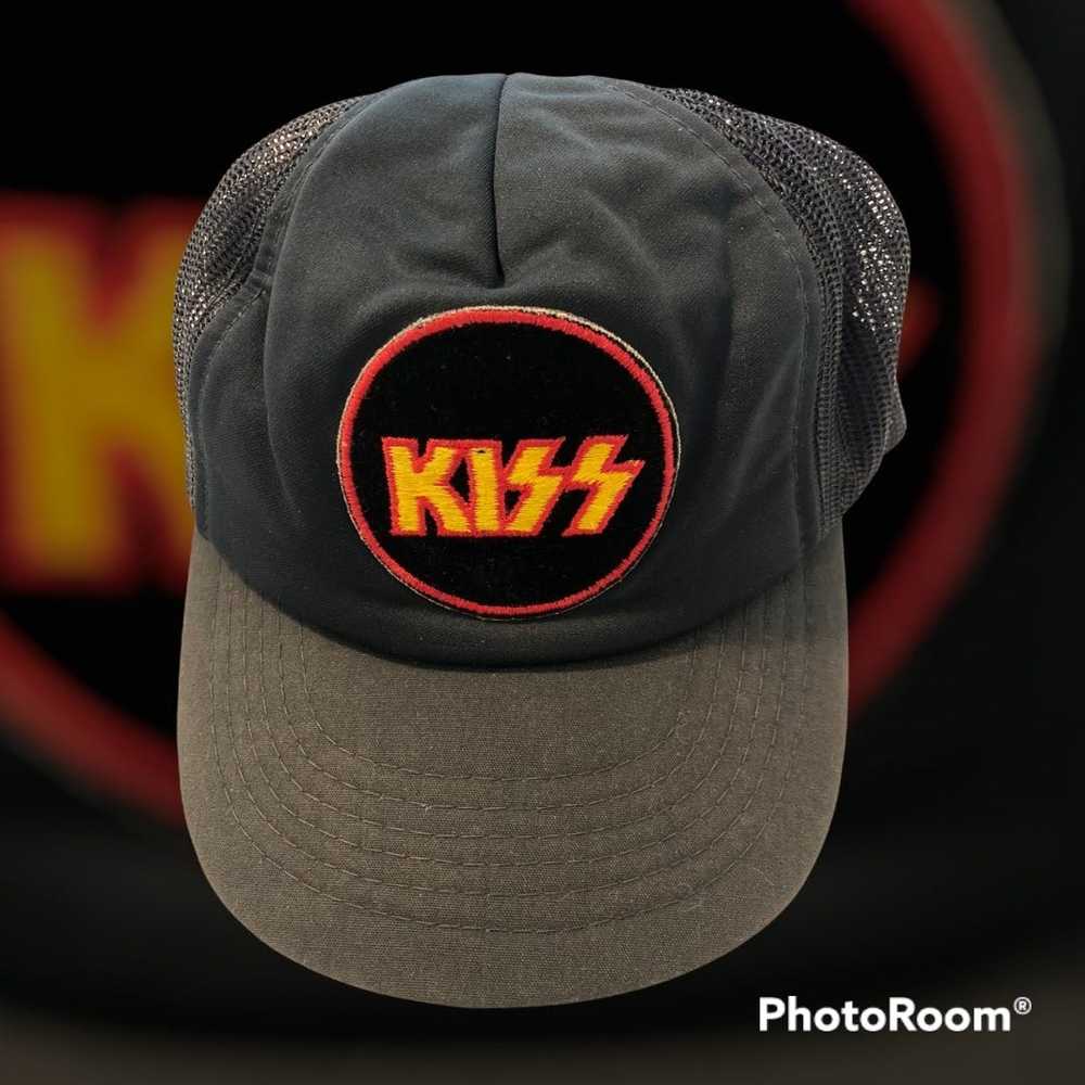 Kiss × Vintage Vintage Kiss Trucker Hat - image 1
