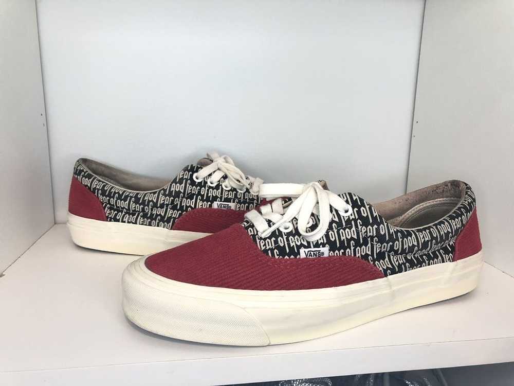 Fear of God × Vans Fear of god vans era 95 DX red… - image 2