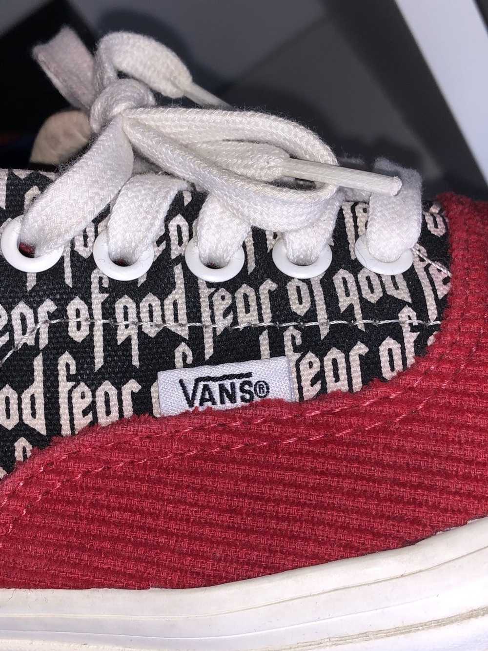 Fear of God × Vans Fear of god vans era 95 DX red… - image 7