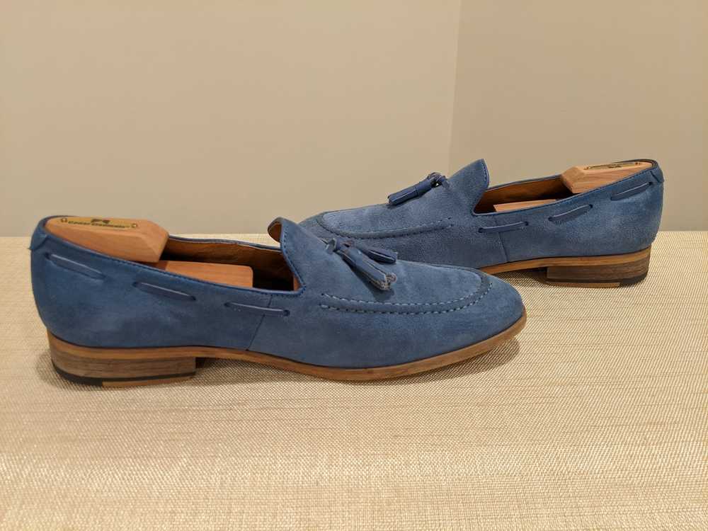 Saks Fifth Avenue Suede Tassel Loafers - image 4