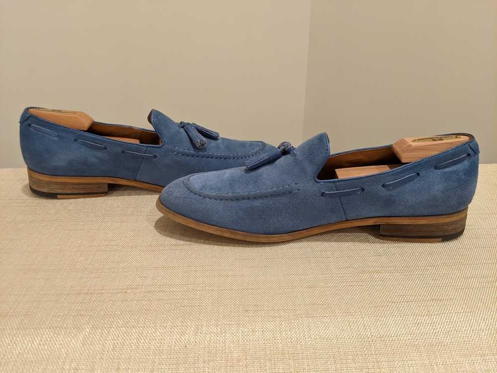 Saks Fifth Avenue Suede Tassel Loafers - image 5