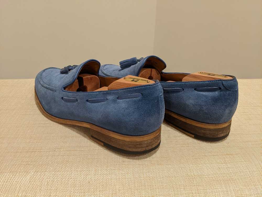 Saks Fifth Avenue Suede Tassel Loafers - image 6