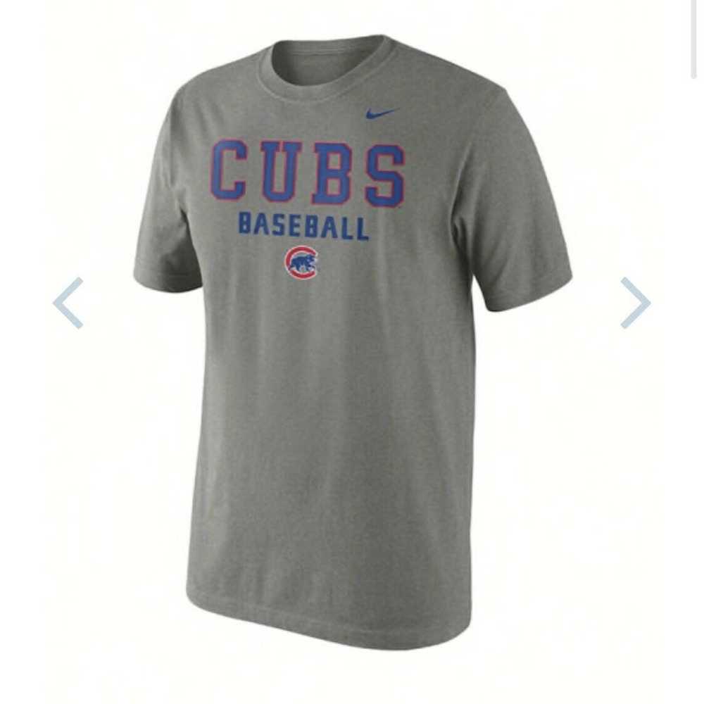 Nike Nike Chicago Cubs Gray Cubs Baseball t-shirt… - image 1