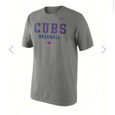 Nike Nike Chicago Cubs Gray Cubs Baseball t-shirt… - image 1