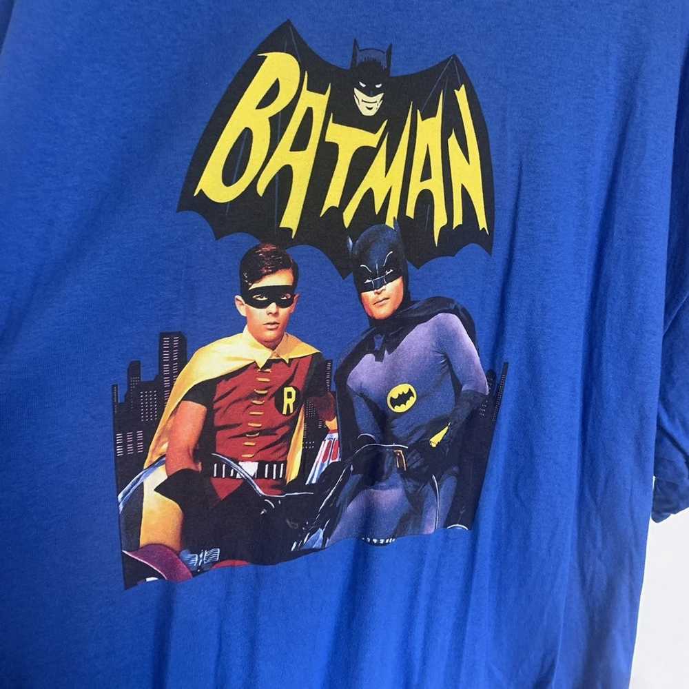 Batman Vintage style blue Batman graphic T-shirt - image 2