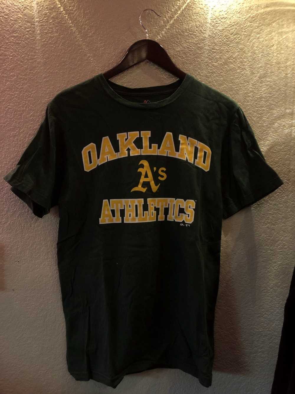 MLB VTG SALEM SPORTSWEAR MLB 1993 OAKLAND A's ATH… - image 1