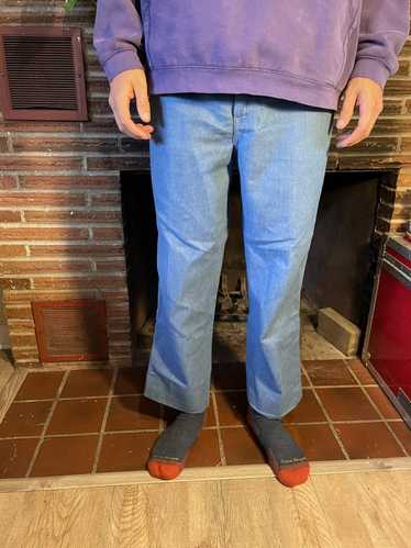 FARAH Stubbs Retro 60s Mod Men's Hopsack Trousers in Slate