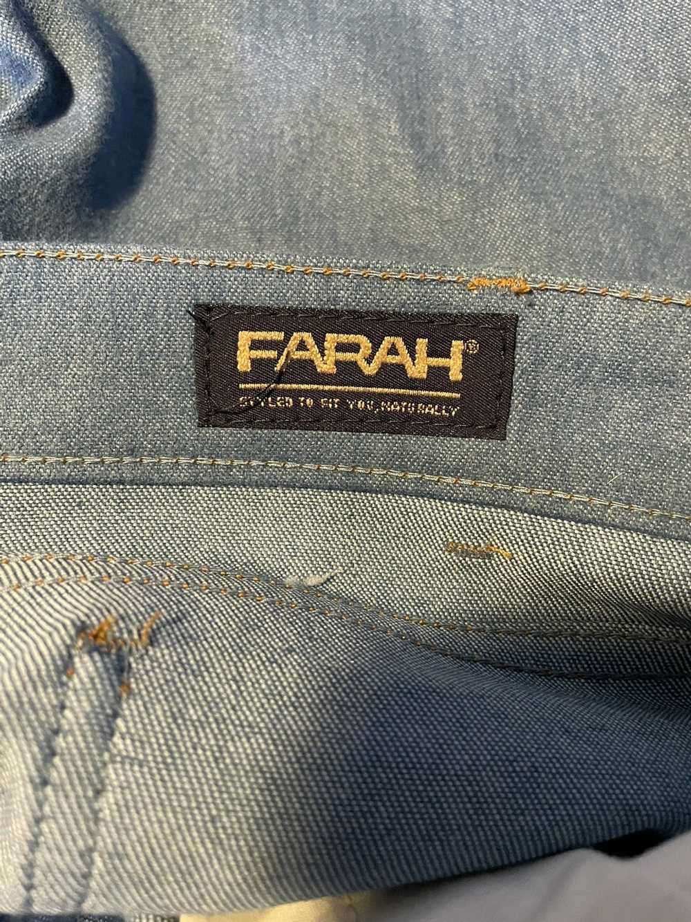 Farah × Farah Vintage 1980’s Vintage Farah Denim … - image 6