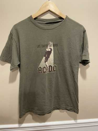 Ac/Dc Ac/dc band tee green medium let there be roc