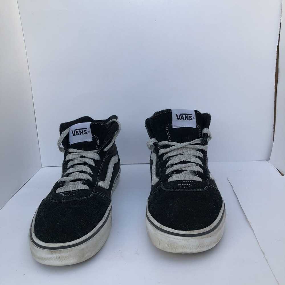 Vans Black high top old school vans skate shoes - image 3