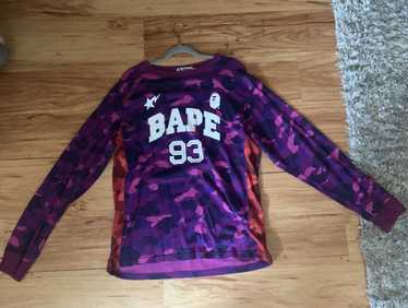 BAPE reversible long sleeve Shirt Sz cheapest L