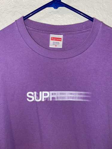 Supreme Motion Logo Tee / L / Purple