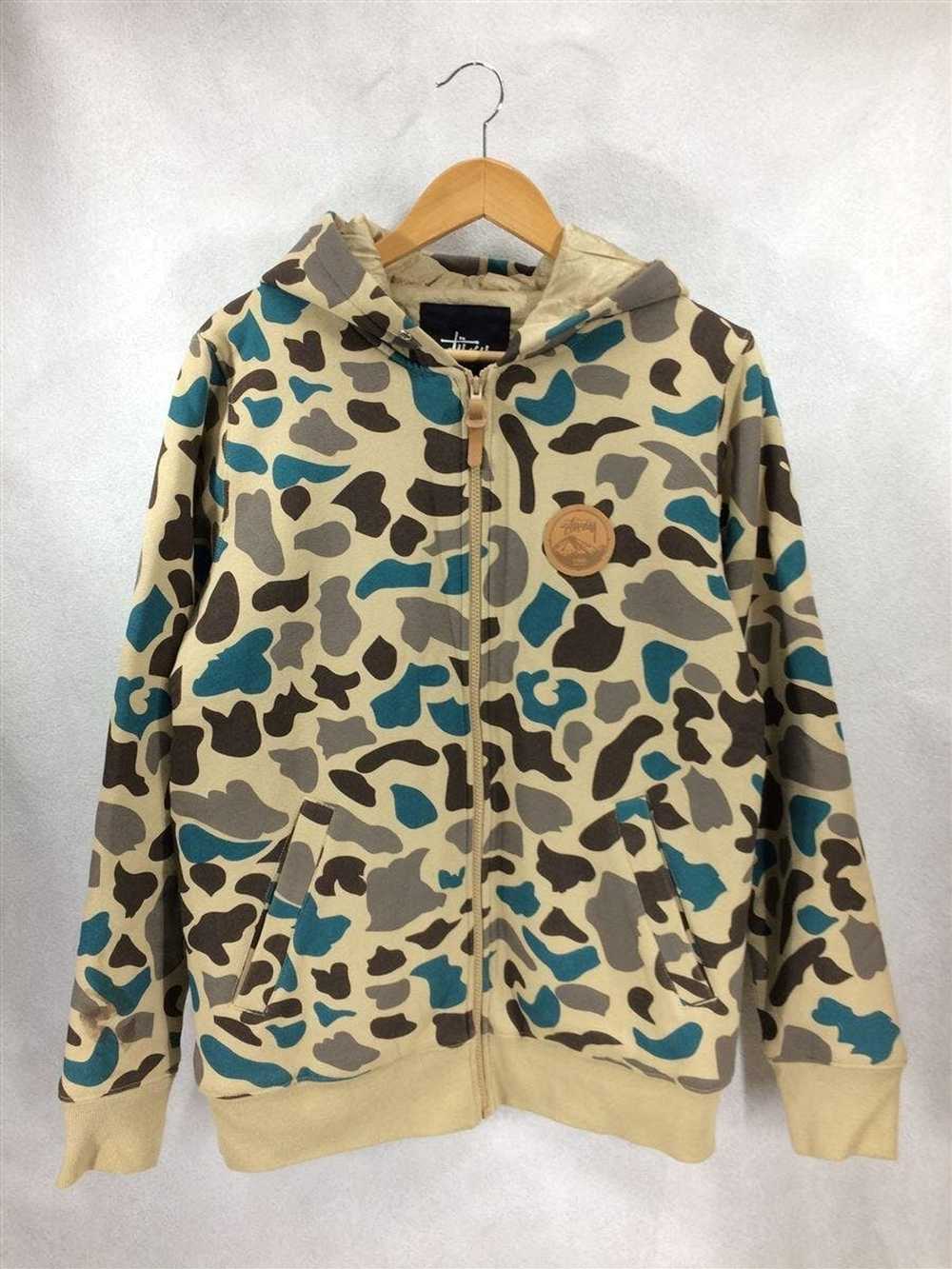 Stussy Quilted Lined Camouflage Zip Hoodie - image 1