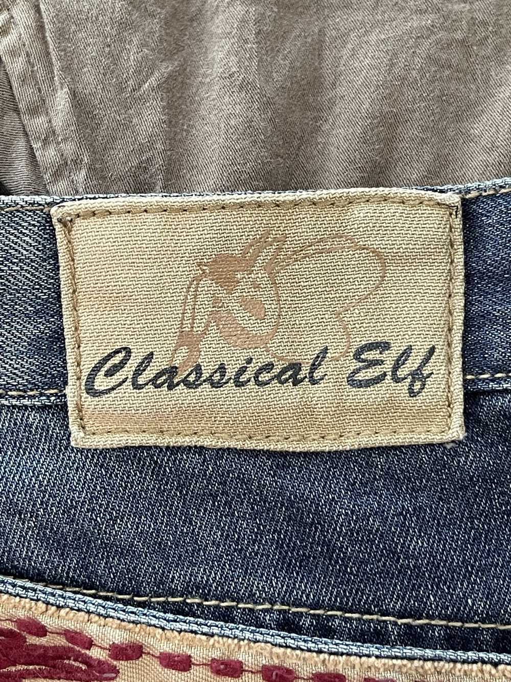 Vintage Vintage Classical Elf Jeans big embroider… - image 10