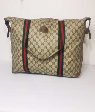 Gucci Navy Original GG Supreme Canvas Vintage Travel Bag Small  QFB21478NH000