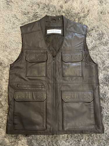 Vintage Irvine Park Leather Vest - image 1
