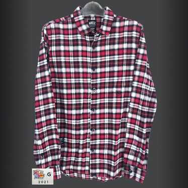 Izzue × Neighborhood NHIZ: Plaid Flannel L/S Butt… - image 1