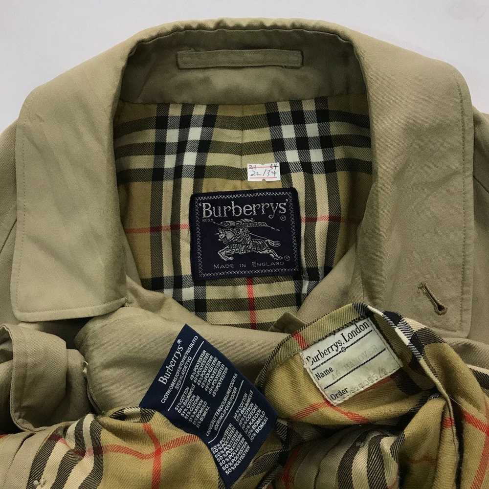 Burberry 🔥Vtg Burberry London Trench Coat Large … - image 7