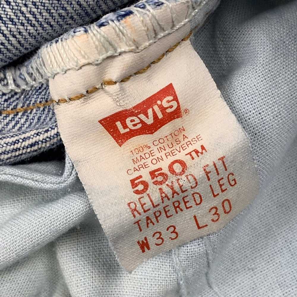 Levi's × Vintage Vintage Levis Orange Tab 550 Rel… - image 4