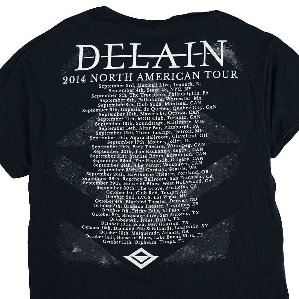 Band Tees × Gildan 2014 Delain Tour Tee - image 4