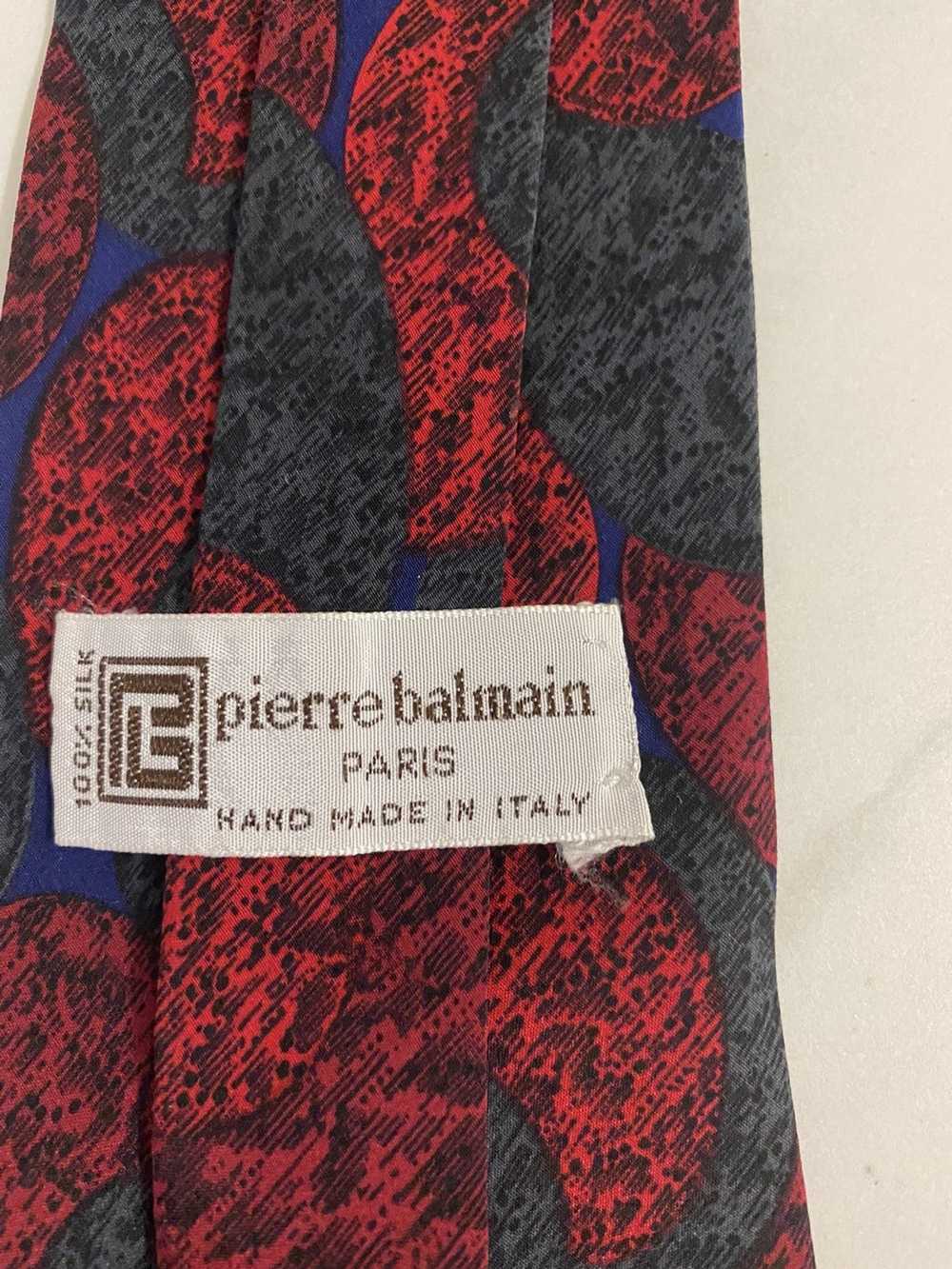 Pierre Balmain Vintage Balmain 100% silk necktie - image 2