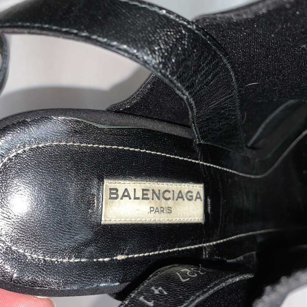 Balenciaga BALAENCIAGA size 41 black neoprene pla… - image 2
