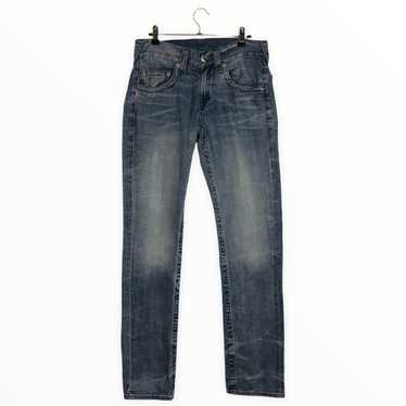 True Religion × Vintage True Religion jeans drip … - image 1