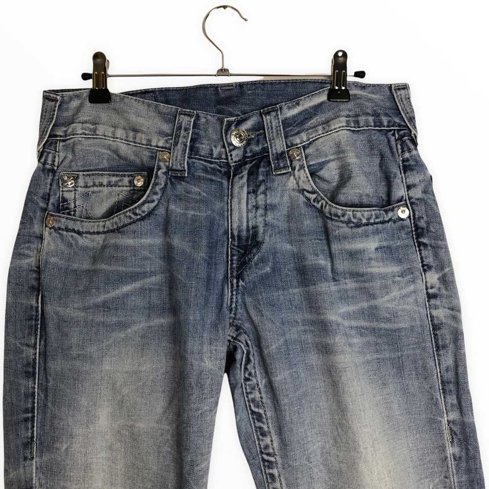 True Religion × Vintage True Religion jeans drip … - image 2