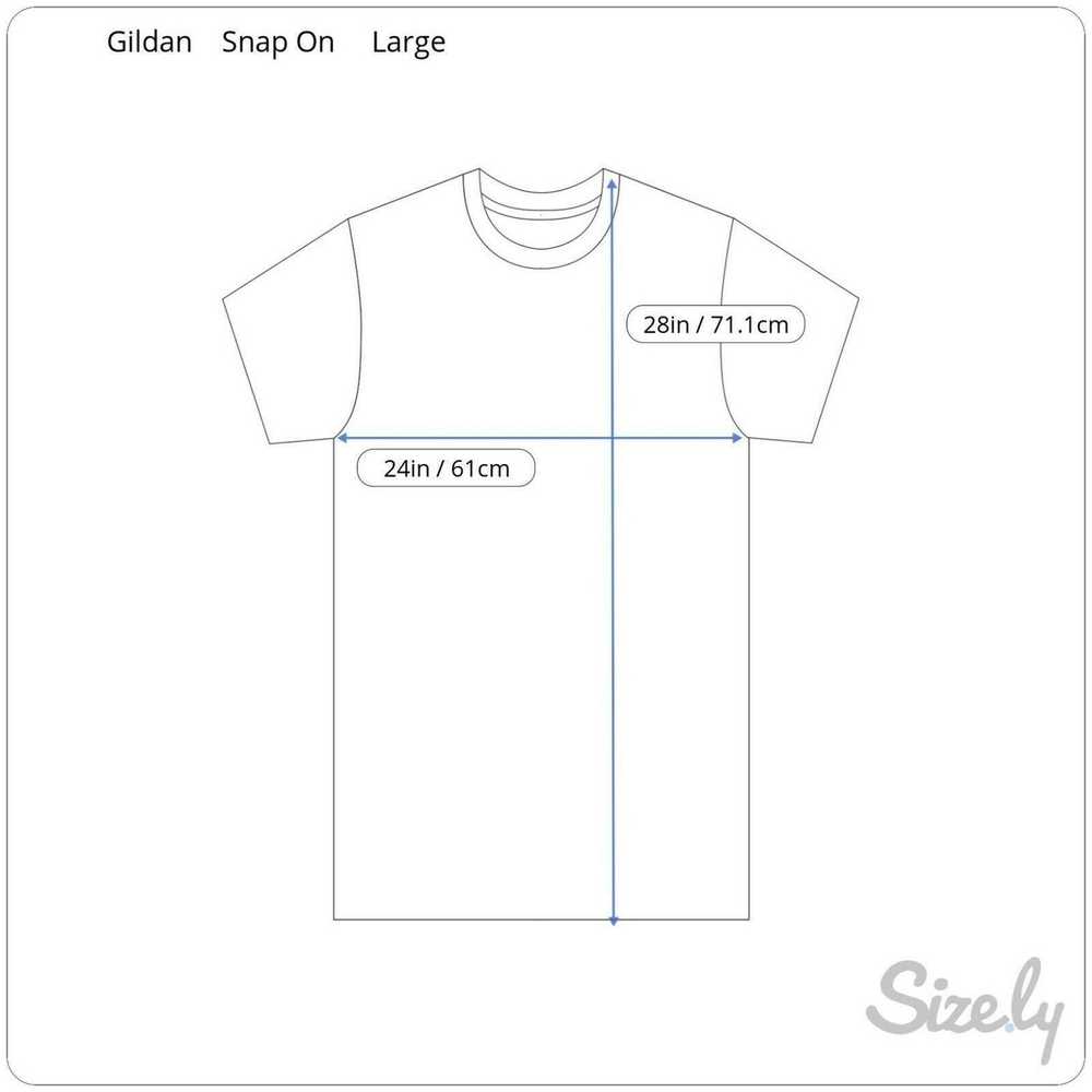 Gildan Snap On Tools Mens XL T Shirt Black Too Fa… - image 6