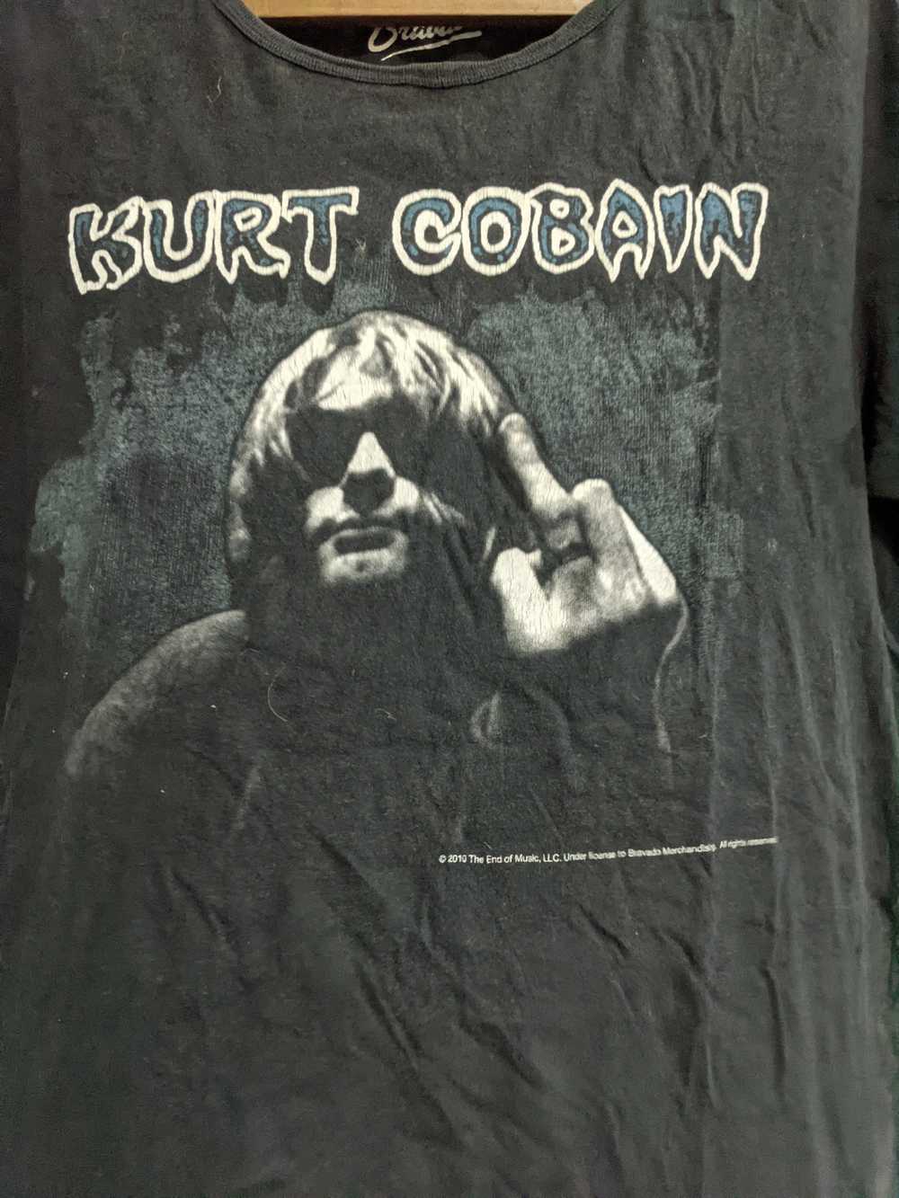 Band Tees × Bravado × Kurt Cobain Vintage Style F… - image 2