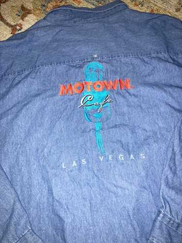 Vintage VTG 90s MOTOWN Cafe Las Vegas Blue Denim B