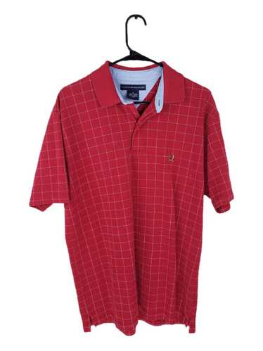 Tommy Hilfiger Tommy Hilfiger Red Checkered Polo