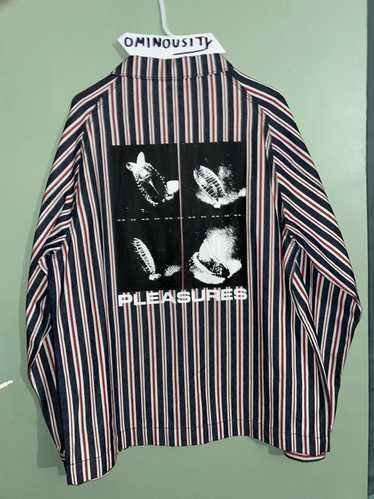 Pleasures Pleasures Striped Denim Utility Jacket