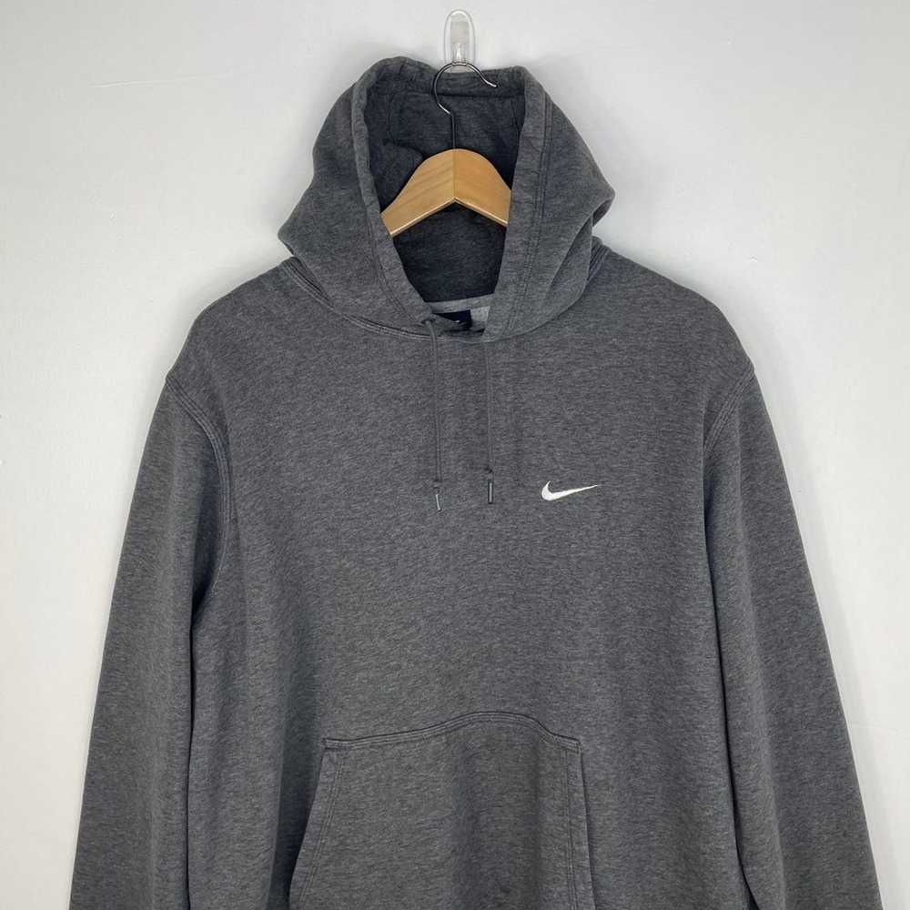 Nike Nike Grey Swoosh Pullover Hoodie Men Size XL - image 3