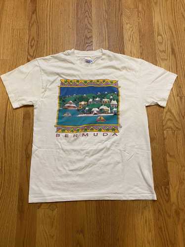 Vintage Vintage 90s Bermuda Graphic Single Stitch 