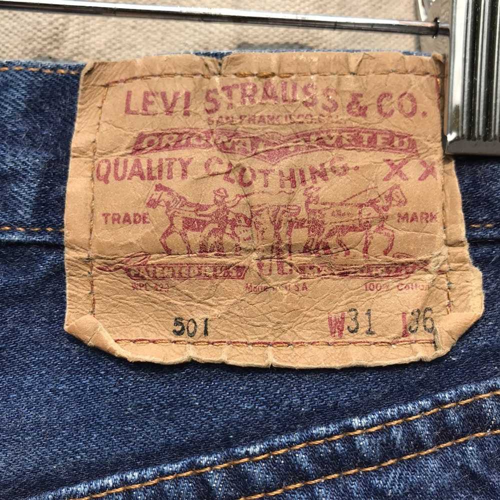 Levi's True vintage LEVIS 501 small E SELVEDGE - image 2