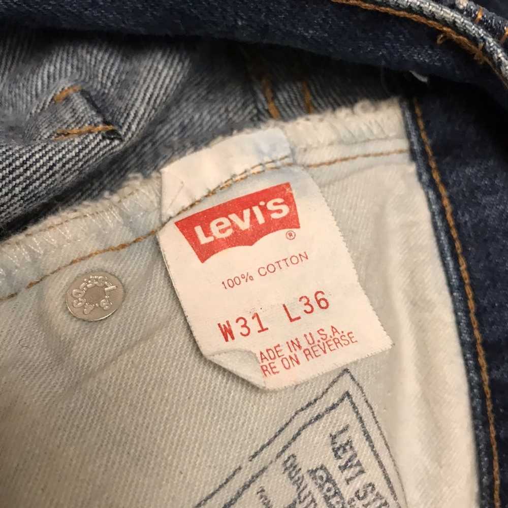 Levi's True vintage LEVIS 501 small E SELVEDGE - image 9