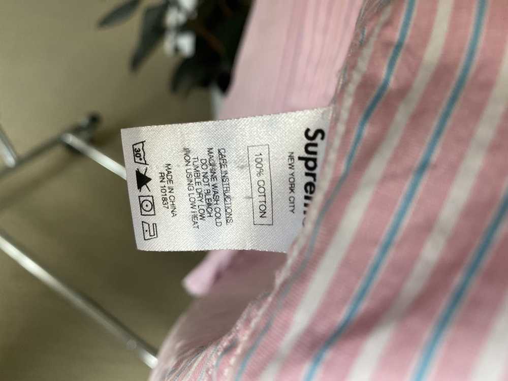 Supreme Pink stripe button down - image 2