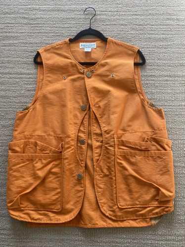 Columbia Titanium Fishing Vest Mens M Khaki Tan Omni Dry Utility Pockets  *READ