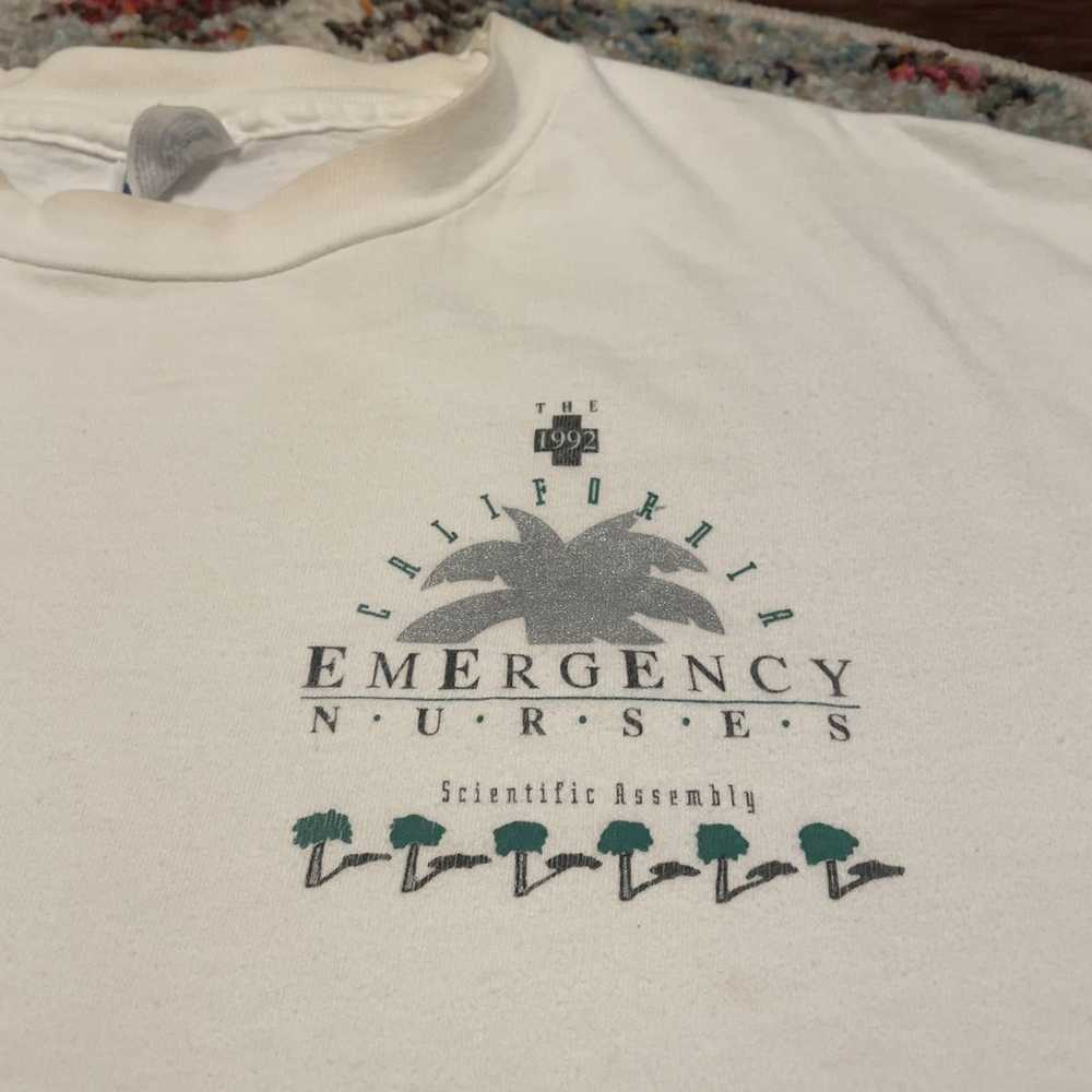 Hanes × Vintage Vintage 90s California Emergency … - image 2