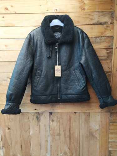B 3 × Leather Jacket × Military MILITARY CLOTHING… - image 1