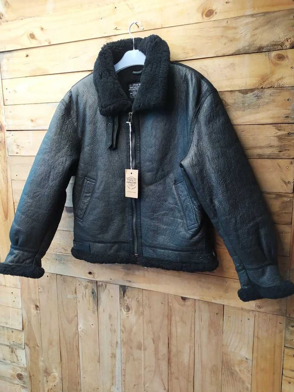 B 3 × Leather Jacket × Military MILITARY CLOTHING… - image 6