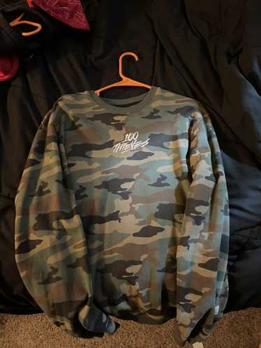 100 Thieves 100 Thieves Camo Crewneck