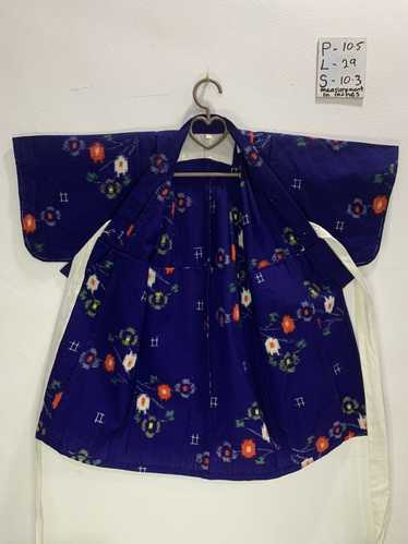 Handmade × Kimono Japan Dragon × Vintage Kids Kimo