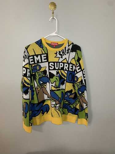 Supreme Supreme Cartoon Sweater Large Multicolor S