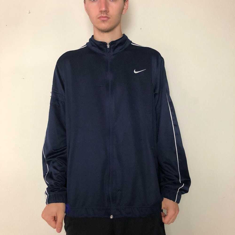 Nike Navy blue Nike tracksuit top jacket size xxl - image 1