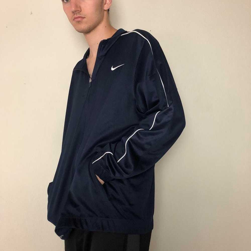 Nike Navy blue Nike tracksuit top jacket size xxl - image 2