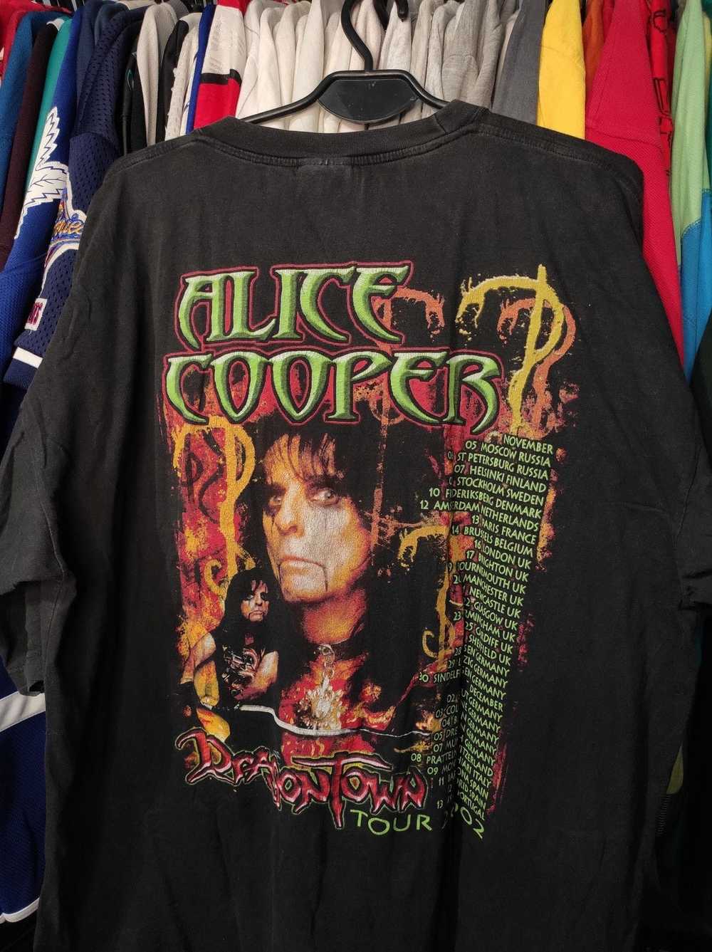 Band Tees × Vintage Alice Cooper Dragon Town 2002… - image 2