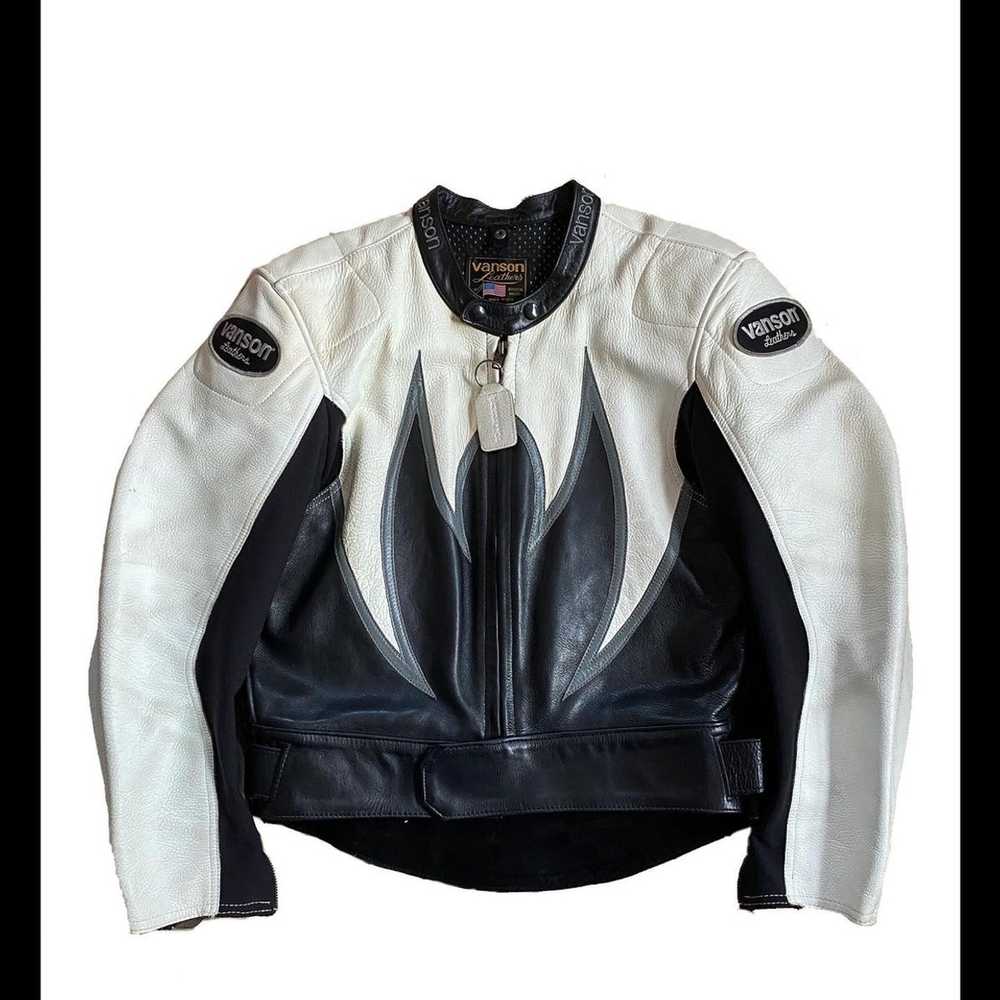 Vanson Leathers Motorcycle Jacket - image 2